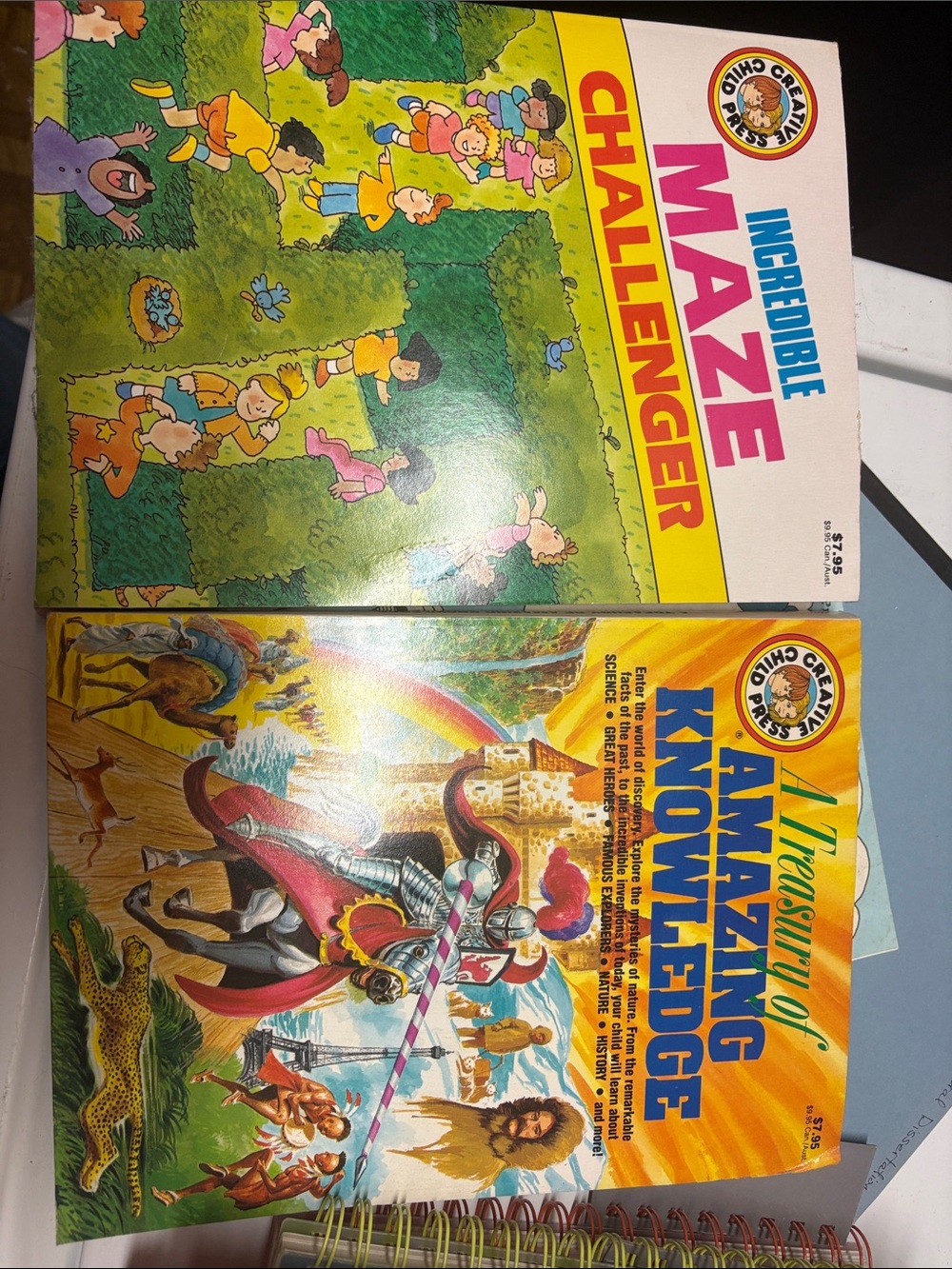 Creative child press, a treasury of amazing knowledge and incredible maze challe